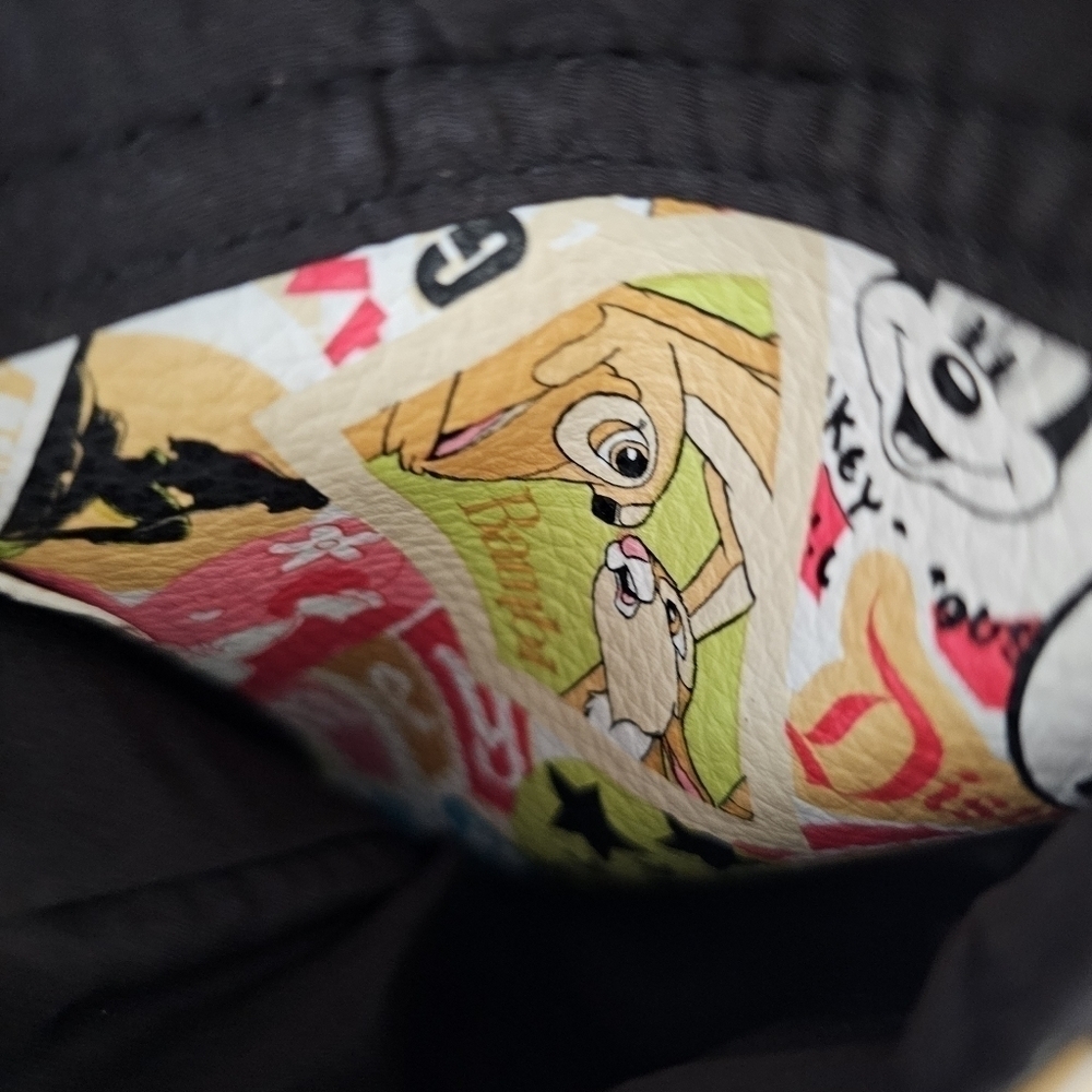 DISNEY PARKS Authentic Vintage-Classic Collage Purse Mickey Mouse & Friends - Picture 7 of 9